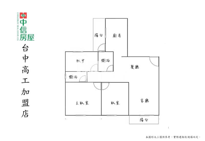 大里健康國宅全新整理三房美屋房屋室內格局與周邊環境