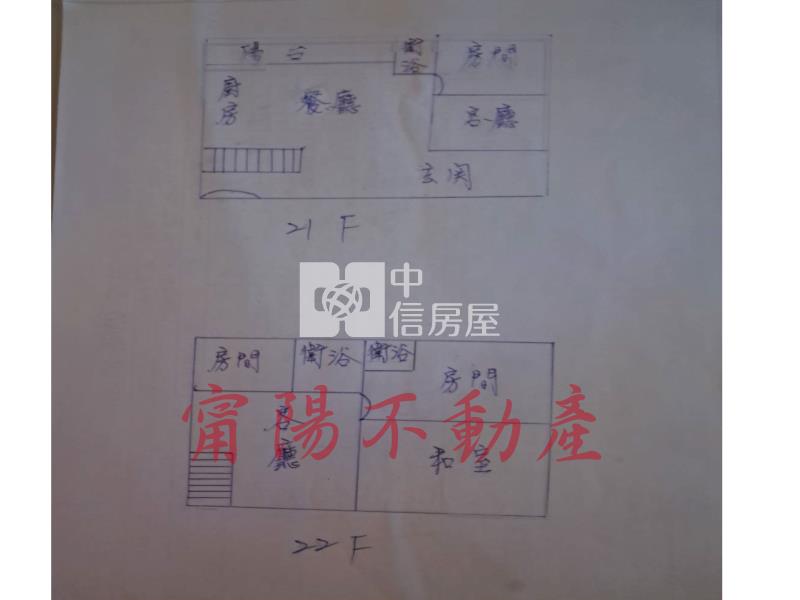 台南慶平景觀四房房屋室內格局與周邊環境