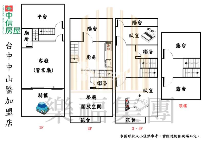 塗城商圈正四樓賺錢店住房屋室內格局與周邊環境