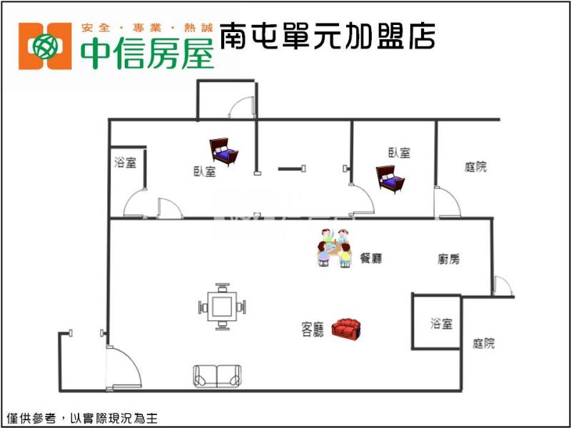 民權路一樓大坪數工作室房屋室內格局與周邊環境