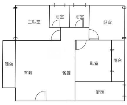 楊梅比佛利電梯3房房屋室內格局與周邊環境