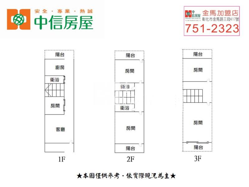 辭修路邊間美透天房屋室內格局與周邊環境