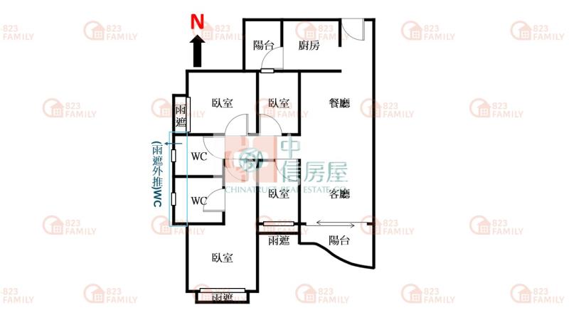 惠宇一方庭豪華三房雙平車房屋室內格局與周邊環境