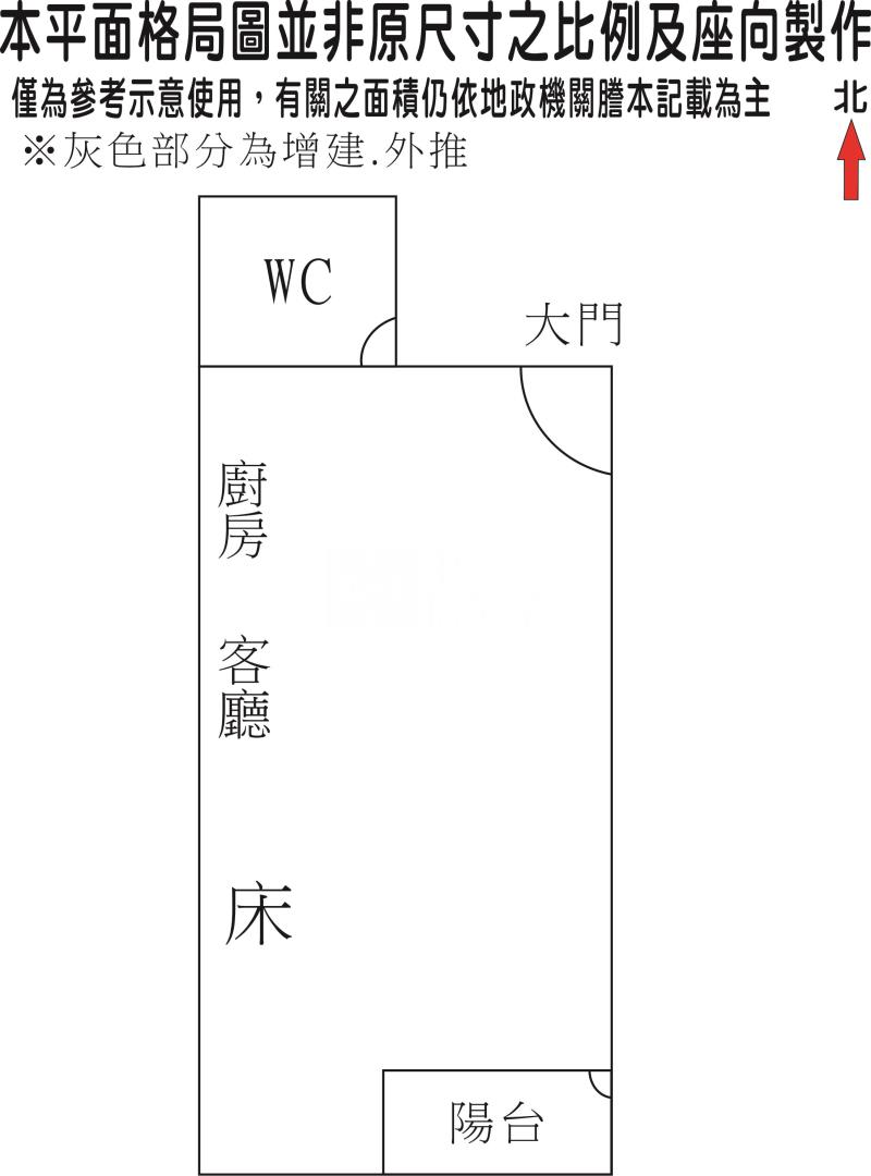 安平慶平路最愛套房房屋室內格局與周邊環境