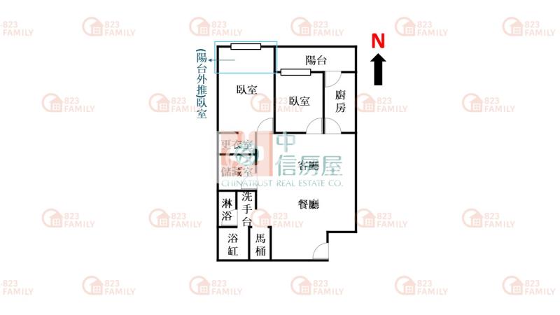 正五期二房二衛稀有釋出房屋室內格局與周邊環境