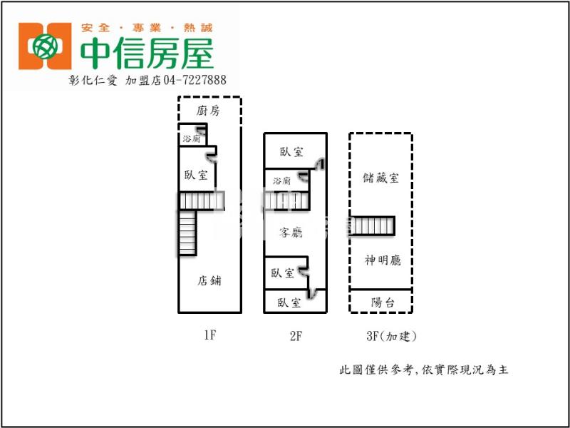 正中山路店面房屋室內格局與周邊環境