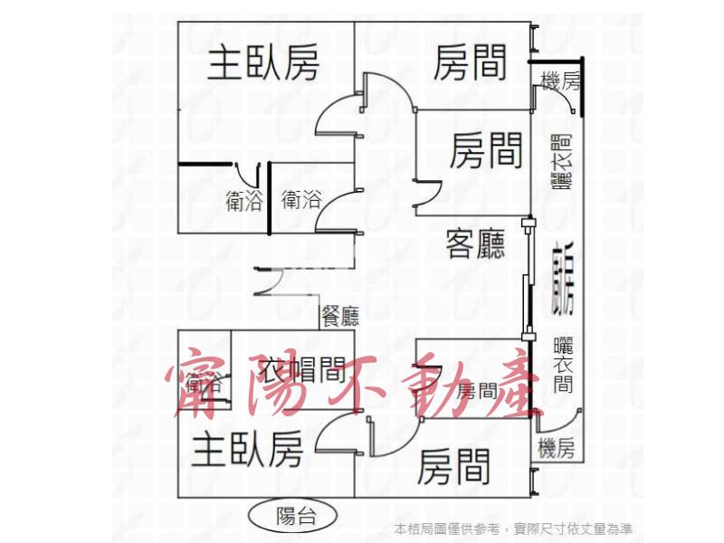 時代富豪6房平車房屋室內格局與周邊環境