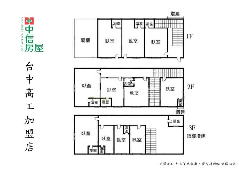中國醫旁11套透套房屋室內格局與周邊環境