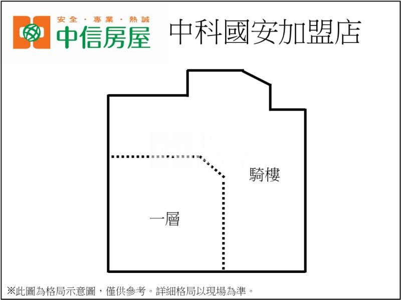 逢甲上石路角間店面房屋室內格局與周邊環境