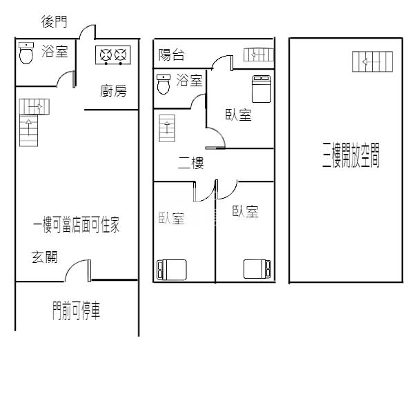 龍潭民族路透店房屋室內格局與周邊環境