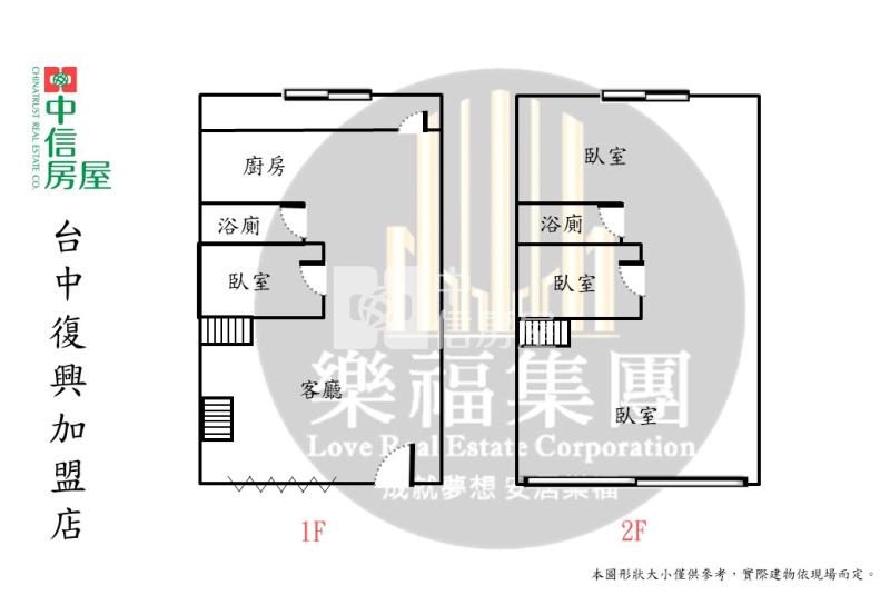 太平中山商圈臨路透天房屋室內格局與周邊環境