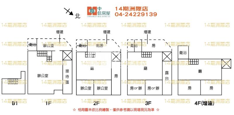 ღ 南屯單元電梯大面寬透店 ღ房屋室內格局與周邊環境