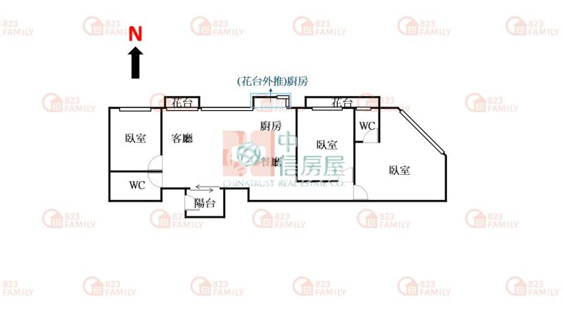 北屯雙捷運精緻大三房+車位房屋室內格局與周邊環境