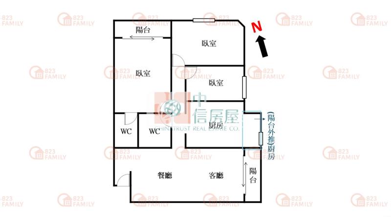 精武車站低總價三房美廈房屋室內格局與周邊環境