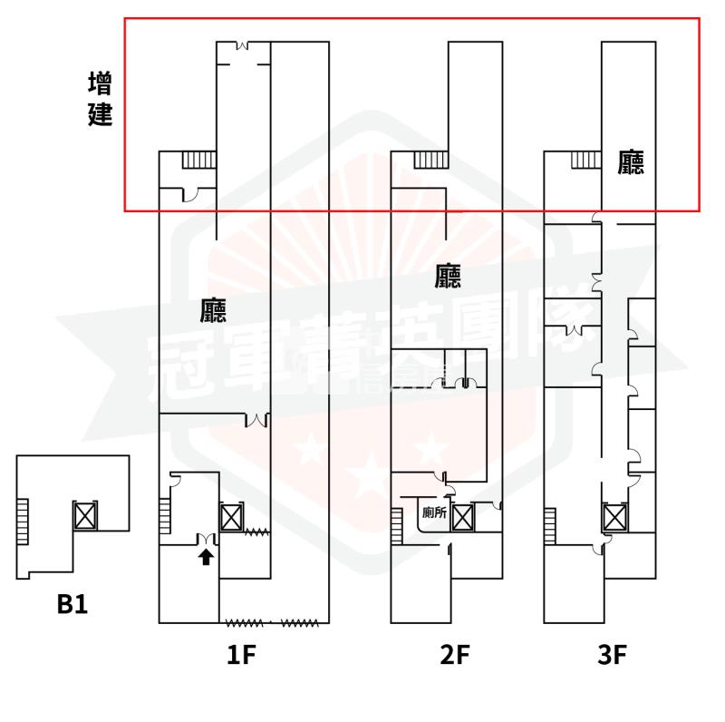 八德稀有三層透天廠房房屋室內格局與周邊環境