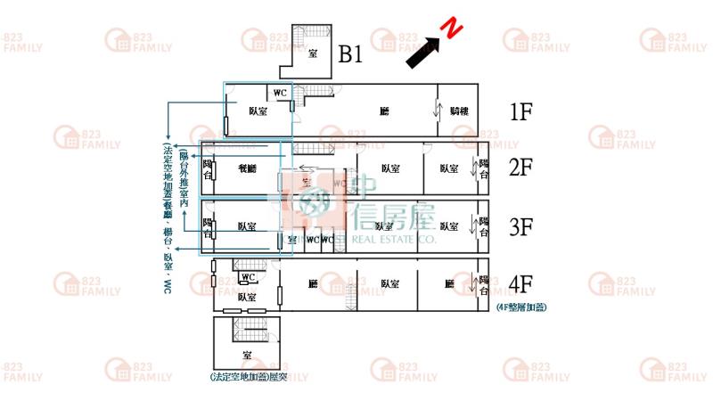 文華高中捷運站百坪邊間稀有透店房屋室內格局與周邊環境