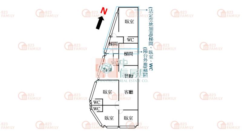 大里軟體園區大四房二樓美寓房屋室內格局與周邊環境