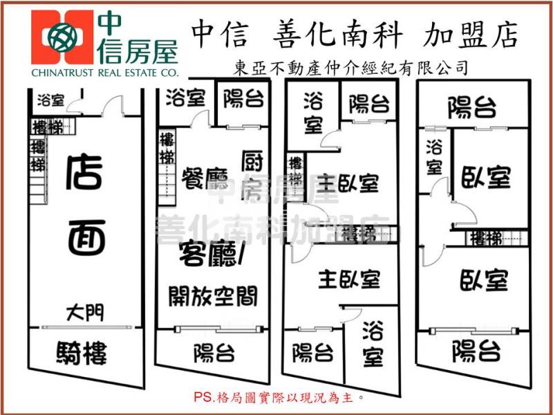 麟洛義大商圈邊間金店住A5房屋室內格局與周邊環境