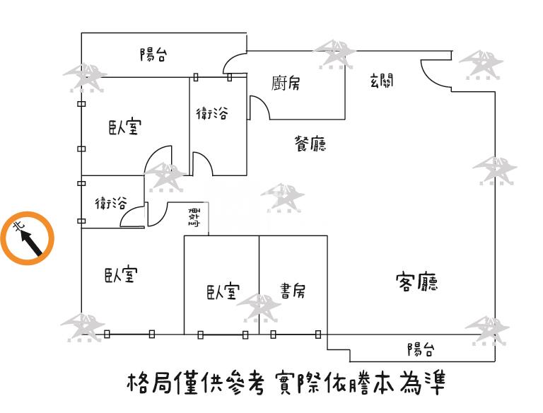 【星鑽】  【遠雄龍岡I】高樓層無敵景觀4房平面車位房屋室內格局與周邊環境
