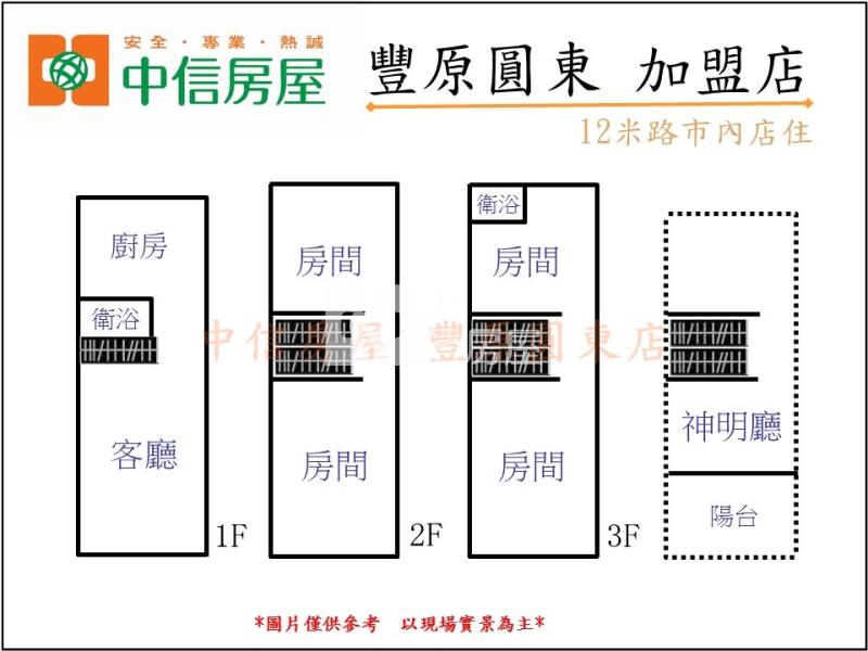 12米路市內店住房屋室內格局與周邊環境