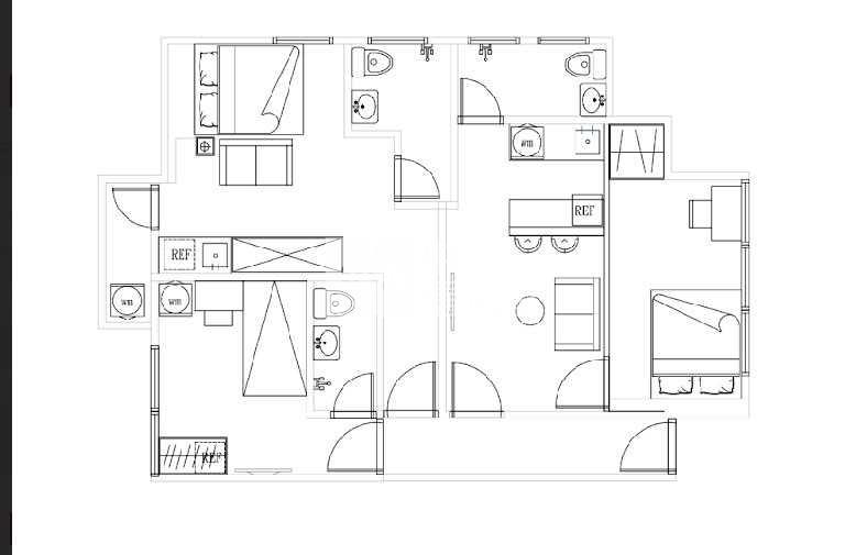 中原體育區整新3大套房房屋室內格局與周邊環境