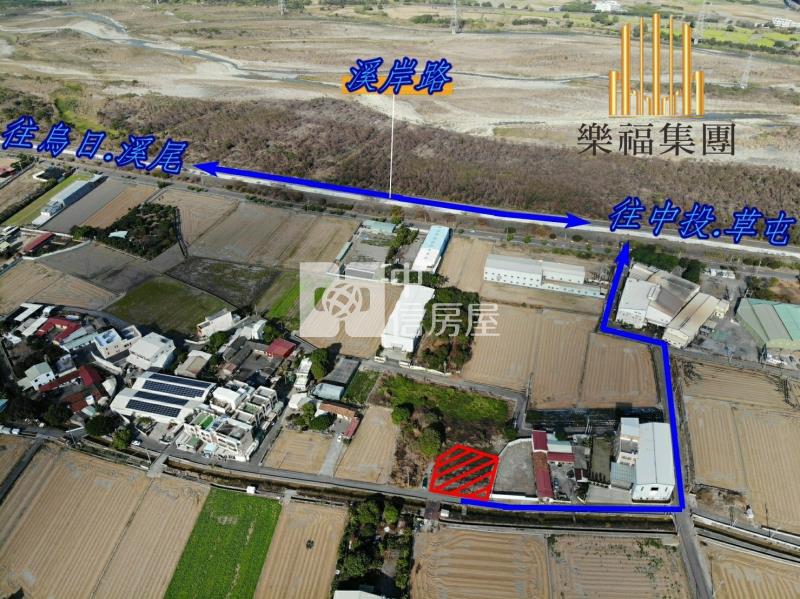 彰化芬園交流道方正美建地房屋室內格局與周邊環境