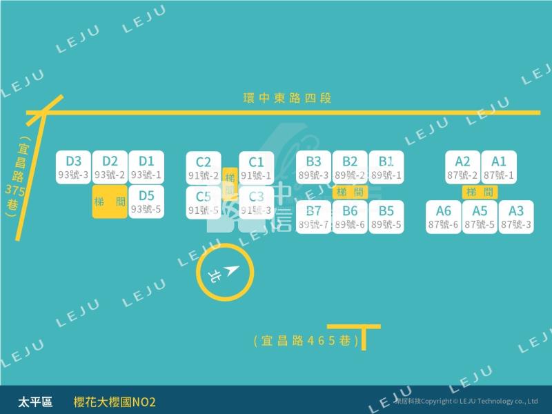 櫻花大櫻國2~牛津花園房屋室內格局與周邊環境