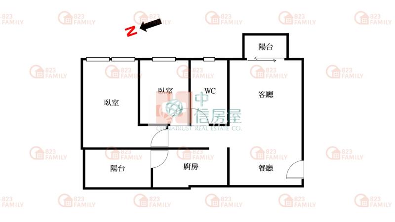 櫻花大櫻國質感裝潢兩房平車房屋室內格局與周邊環境