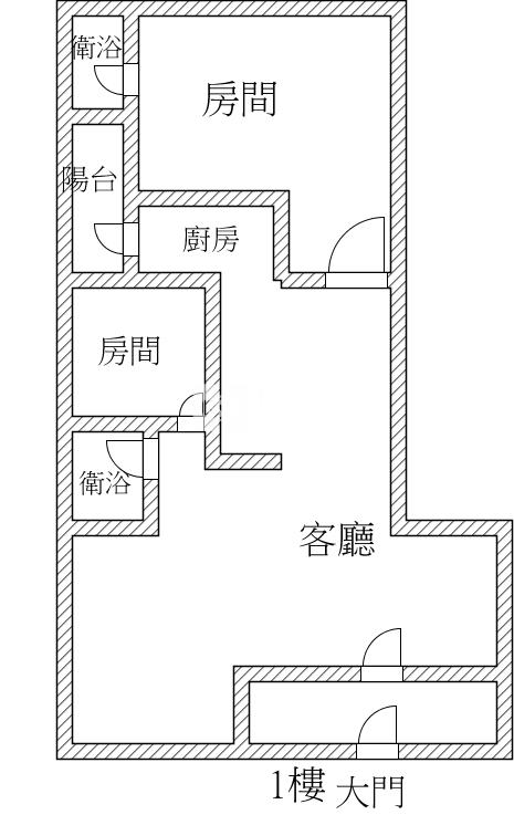 專任-青山鎮2房1樓房屋室內格局與周邊環境