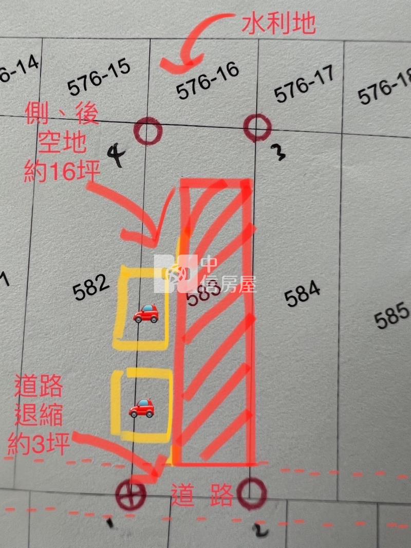 平鎮近忠貞國小邊間前後院透天房屋室內格局與周邊環境