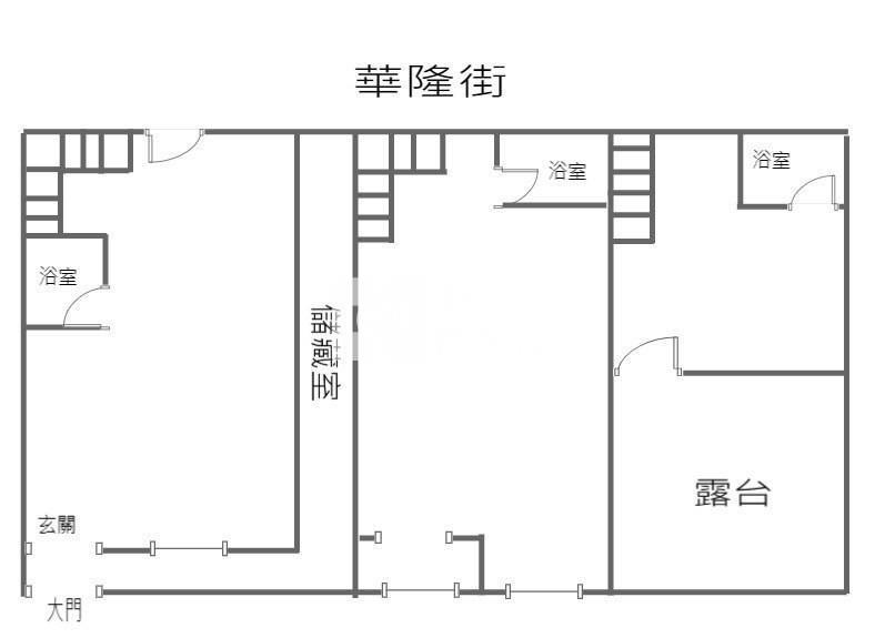 平鎮華隆街古樸幽靜邊間透天房屋室內格局與周邊環境