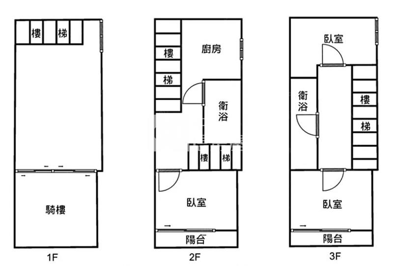 大里全新整理三層樓樓店房屋室內格局與周邊環境