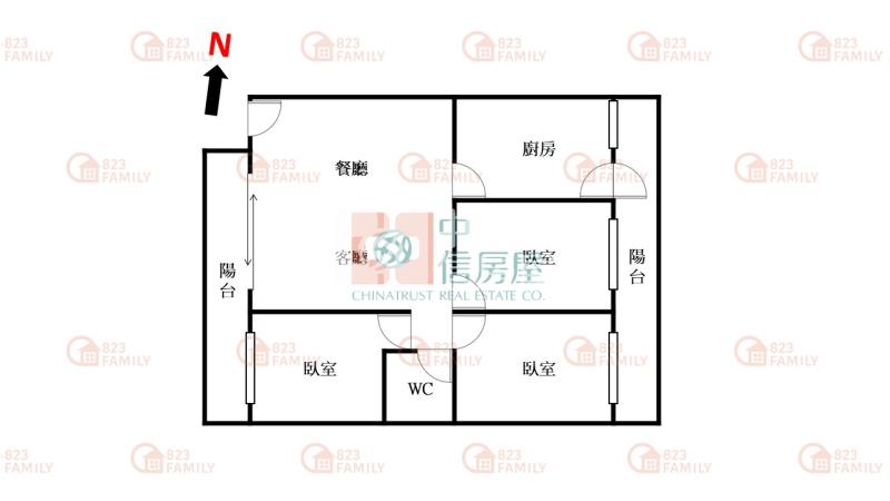 北太平低總價三房二樓公寓房屋室內格局與周邊環境