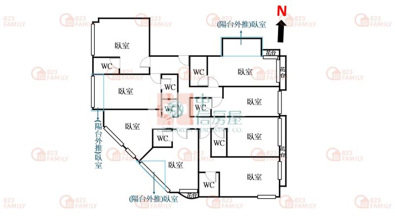 中興大學高投報精美收租7+1套房屋室內格局與周邊環境
