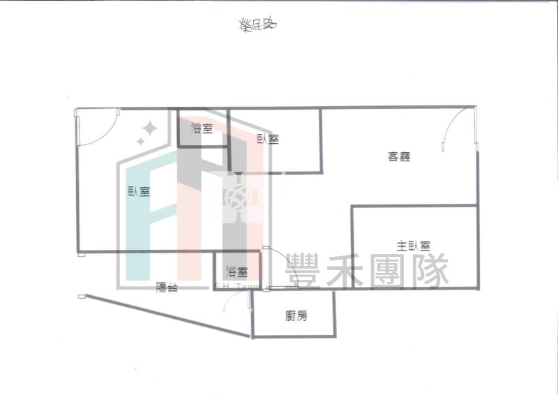 【豐禾】專委!!環中內壢商圈三房大空間房屋室內格局與周邊環境