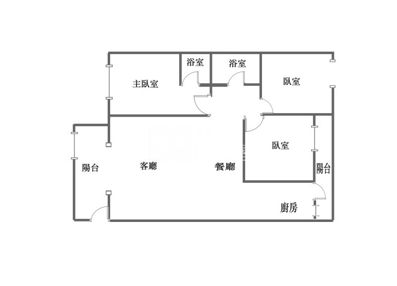 桃園富榮庭園3房房屋室內格局與周邊環境