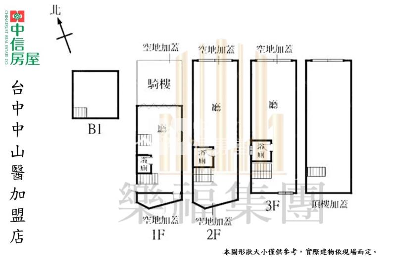 一中商圈旁正進化路黃金透店房屋室內格局與周邊環境