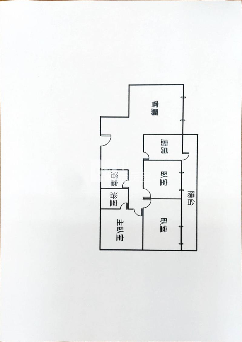 雲林國中旁三房華廈房屋室內格局與周邊環境