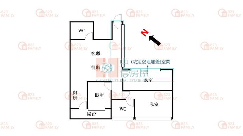 西區低總價三房立即入住房屋室內格局與周邊環境