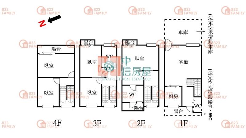 新社輕屋齡前院雙車別墅(專)房屋室內格局與周邊環境