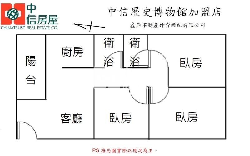復華商圈高樓層三房已租車位房屋室內格局與周邊環境