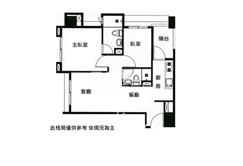 【神馬】竹北水瀧四季繪邊間大2房2衛浴房屋室內格局與周邊環境