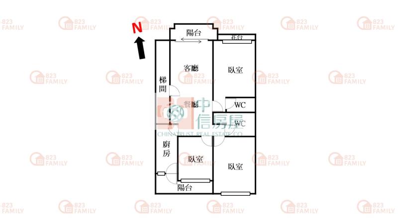 低總價北屯特力屋三房雙陽台房屋室內格局與周邊環境