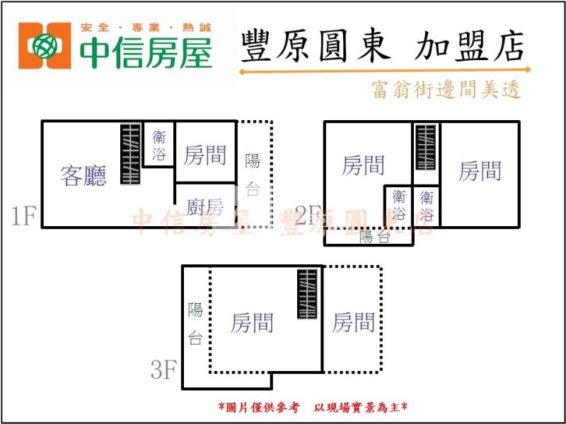 富翁街邊間美透房屋室內格局與周邊環境
