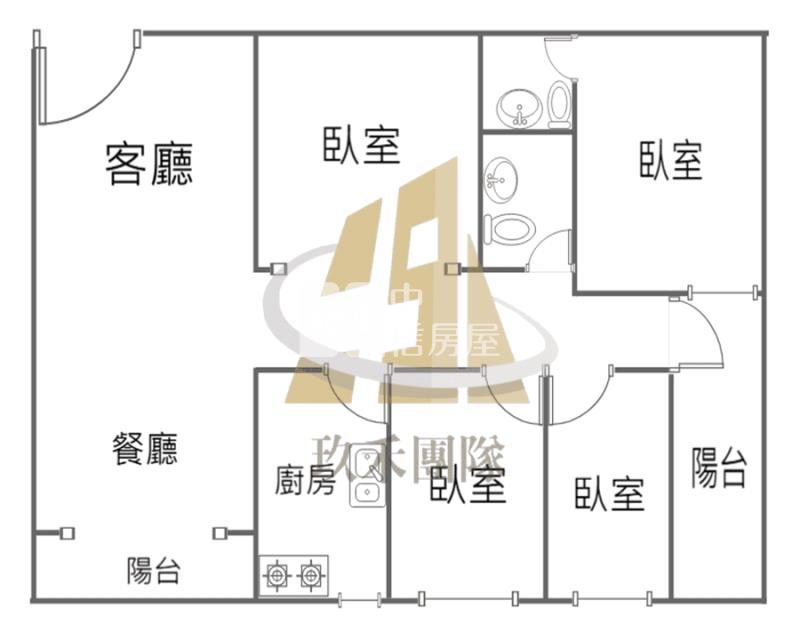【玖禾】南崁好市多旁整新4房房屋室內格局與周邊環境