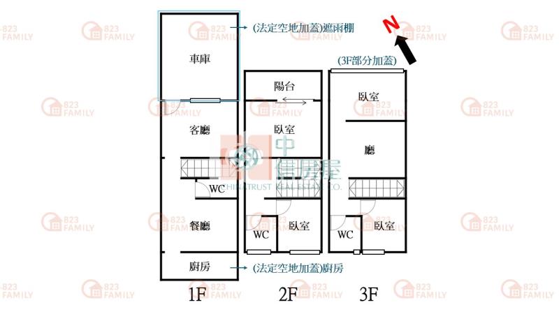 大雅上楓翻新前院透天房屋室內格局與周邊環境