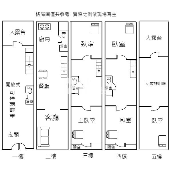 興安路美別墅房屋室內格局與周邊環境