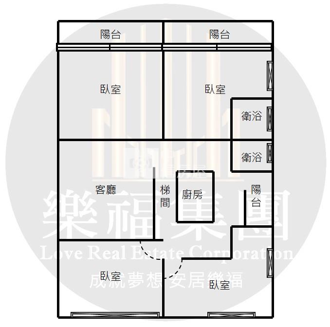 居仁學區|超值低總價|成家四房房屋室內格局與周邊環境
