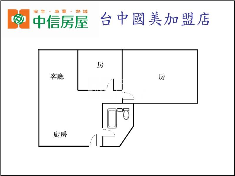 忠孝國小學區2房房屋室內格局與周邊環境