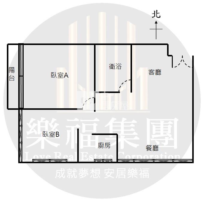 大里益民路全新整理兩房美廈房屋室內格局與周邊環境